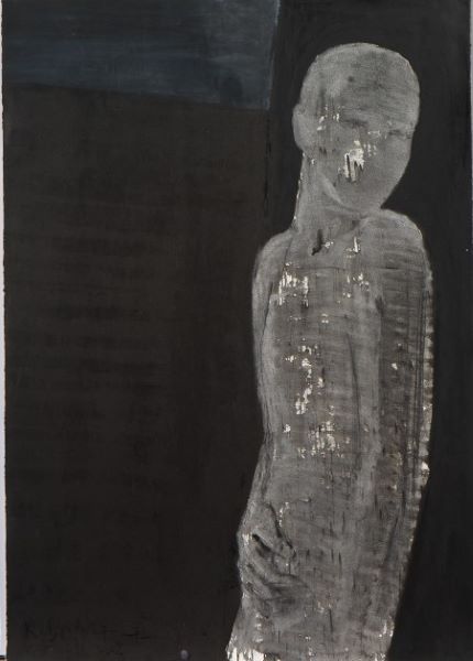 Refusal to Coming Dawn, 2003, Acrylic Ink on paper, 100x71cm.jpg